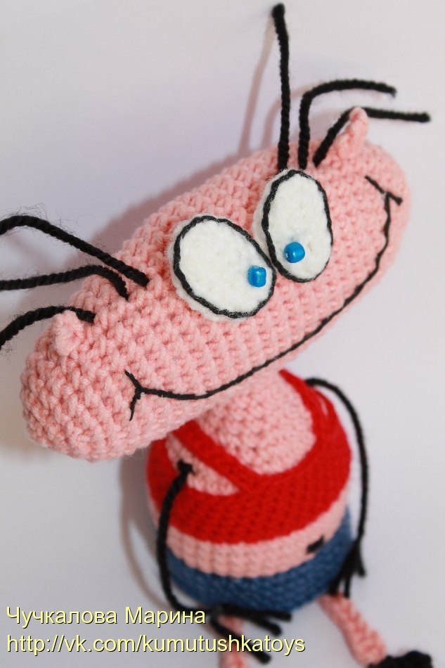 Масяня, схема вязания крючком №1190