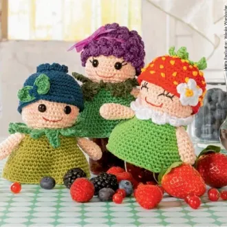Декоративные куколки ягодки для украшения баночек
