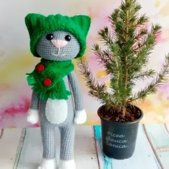 Кошечка красавица и кот модник