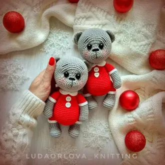 Мишка серый