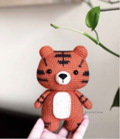 Новогодний Тигренок Крючком Схема И Описание Бесплатно Новогодний Тигренок Крючком Схема И Описание Бесплатно
