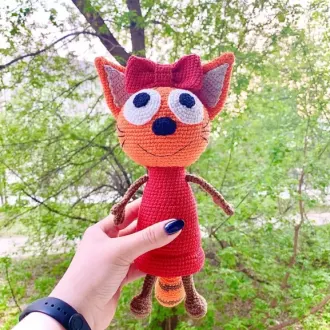 Бесплатное описание Карамельки из мультфильма «Три кота»