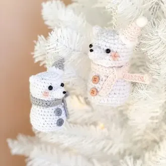 Мишка Снеговик