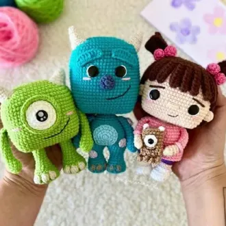 Герои мультфильма «Корпорация монстров»