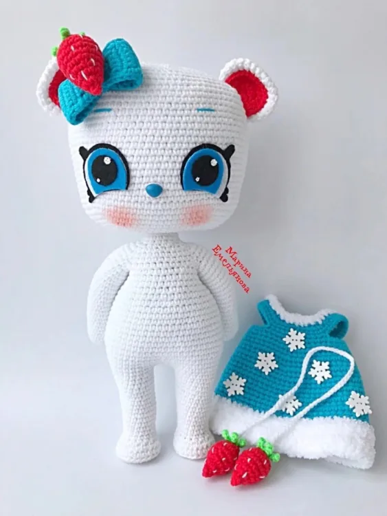 Мишка клубничка, фото 2