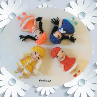 Куколки брелки
