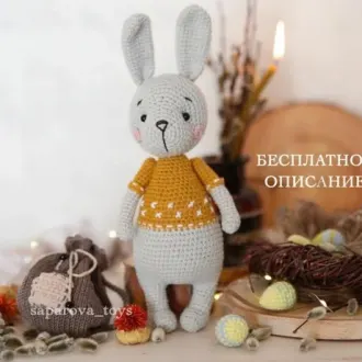 Зайка в кофточке