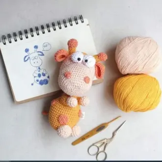 Смешная коровка