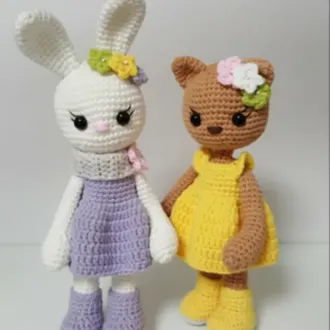 Зайка и кошка