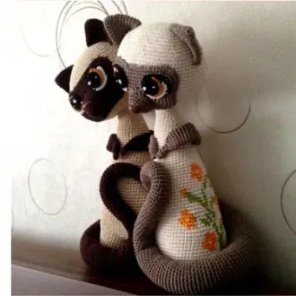 Сиамские кошки Макс и Микси
