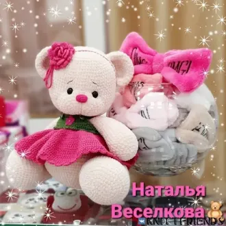Мишка с бантом
