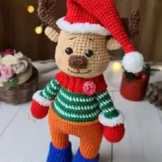 Новогодний олень Рино