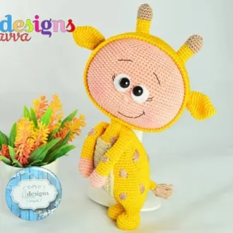 Кукла Бони в костюме жирафа