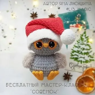 Совёнок в шапочке