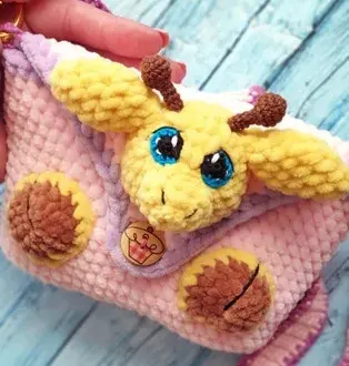 Плюшевая сумочка