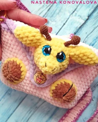 Плюшевая сумочка