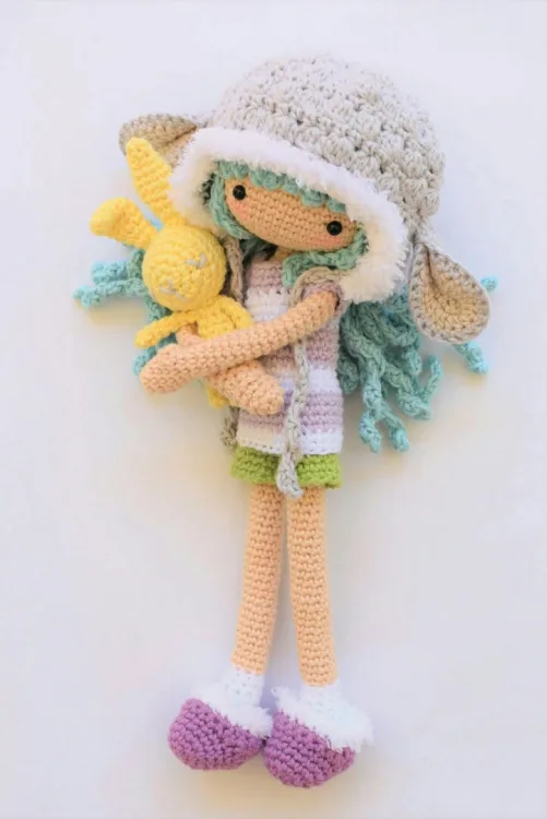 Схемы амигуруми: кукла Sleepy Sheep Luna